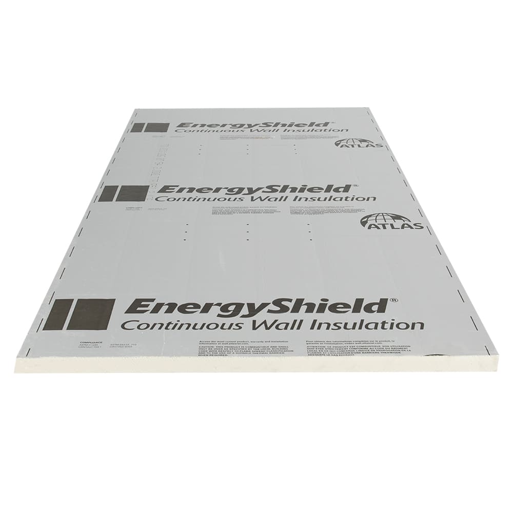 Panneau isolant polyiso aluminium 2 côtés 2 po x 4 pi x 8 pi