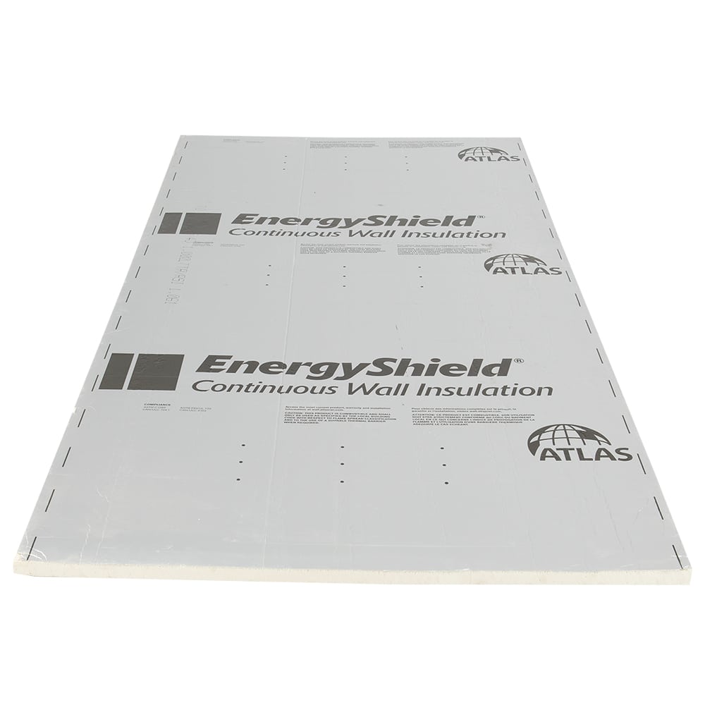 Panneau isolant polyiso aluminium 2 côtés 3/4 po x 4 pi x 8 pi