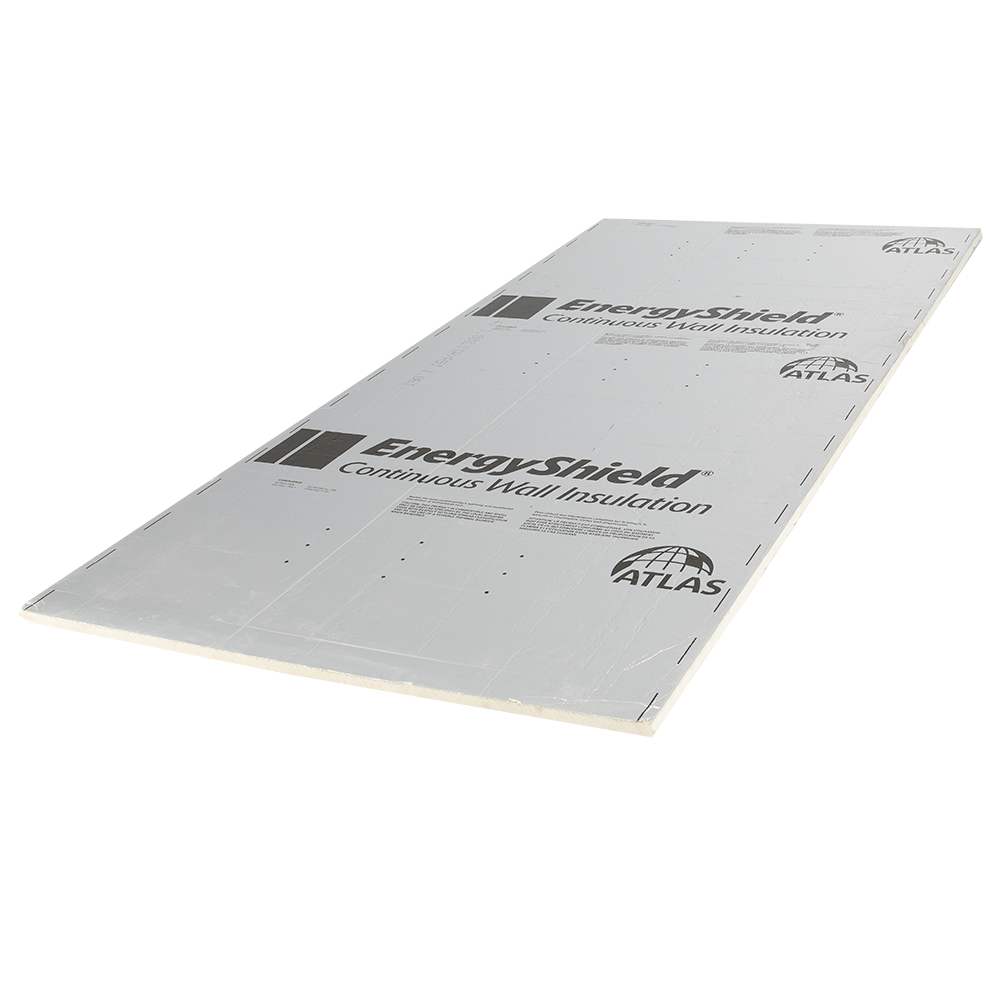 Panneau isolant polyiso aluminium 2 côtés 3/4 po x 4 pi x 9 pi