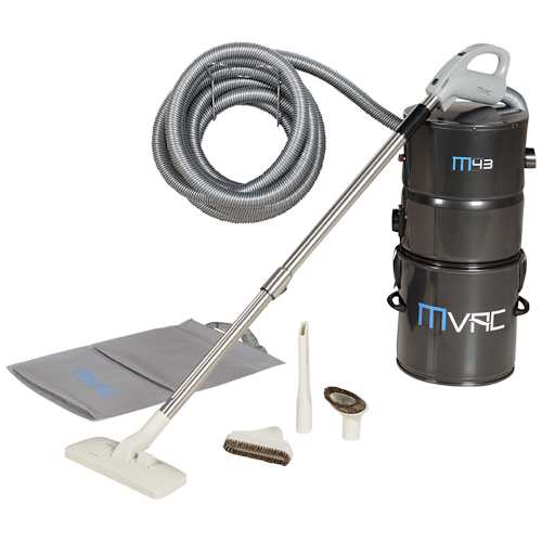 Aspirateur central Mvac M43 filtration par sac 606AW 16 L 64 dB balayeuse
