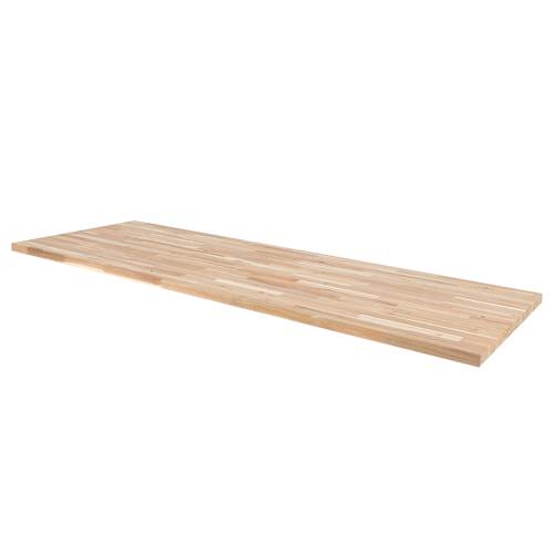 Comptoir en acacia naturel jointé 25 1/2 po x 96 po