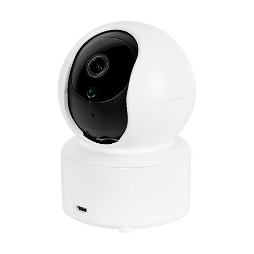 Caméra de sécurité intelligente intérieure blanche