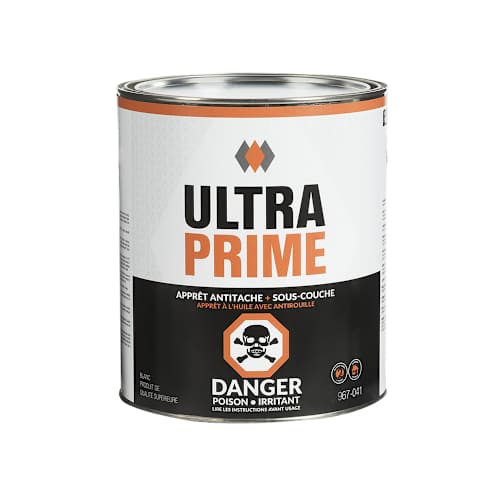 Apprêt antitache et sous-couche à l'huile UltraPrime intérieur et extérieur 925 ml