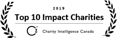 Top 10 Impact Charities Logo