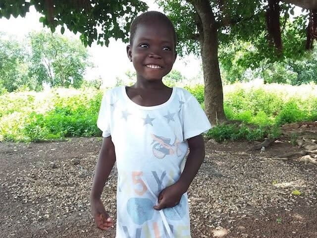 Nfunyan outside smiling
