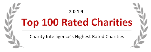 Charity Intelligence's Top 100 Charity 2019 icon