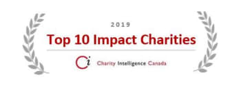 Charity Intelligence Top 10 Rated Charity logo