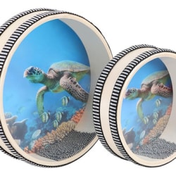 Eastrock Tambor Oceano: Percussão com Ondas Reais para Paz e Inspiração