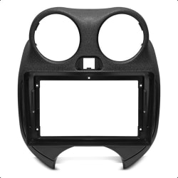 Moldura de Painel Rádio Estéreo Nissan March Versa 2011-2014 - Kit Instalação