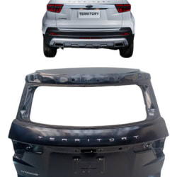 Tampa Traseira Ford Territory Original Prata 2022-2024
