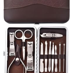 Kit Manicure e Pedicure Portátil Completo: Unhas Perfeitas Onde Estiver!