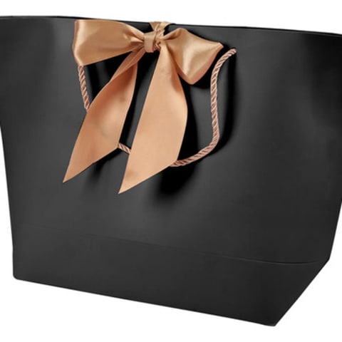 10 Sacolas de Papel Preto para Lembranças e Presentes — foto 5