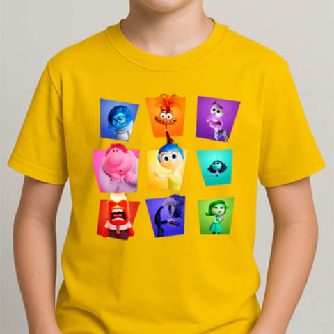 Camiseta Infantil Algodão Divertidamente: Emoções Pixar! — foto 5