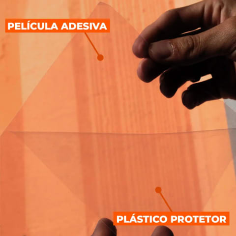 Película Adesiva Decorativa para Box Listras Branco e Cinza 190x120cm — foto 4