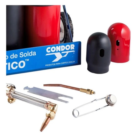 Kit Solda e Corte Oxigênio/Acetileno Completo 14 Peças — foto 5