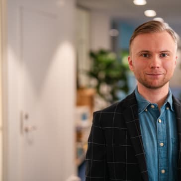 Martin Eriksson, intressepolitisk expert, Cancerfonden. Foto: Sanna Percivall