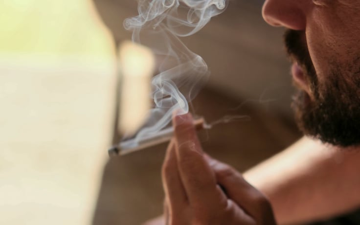 Illustration av en cigarett