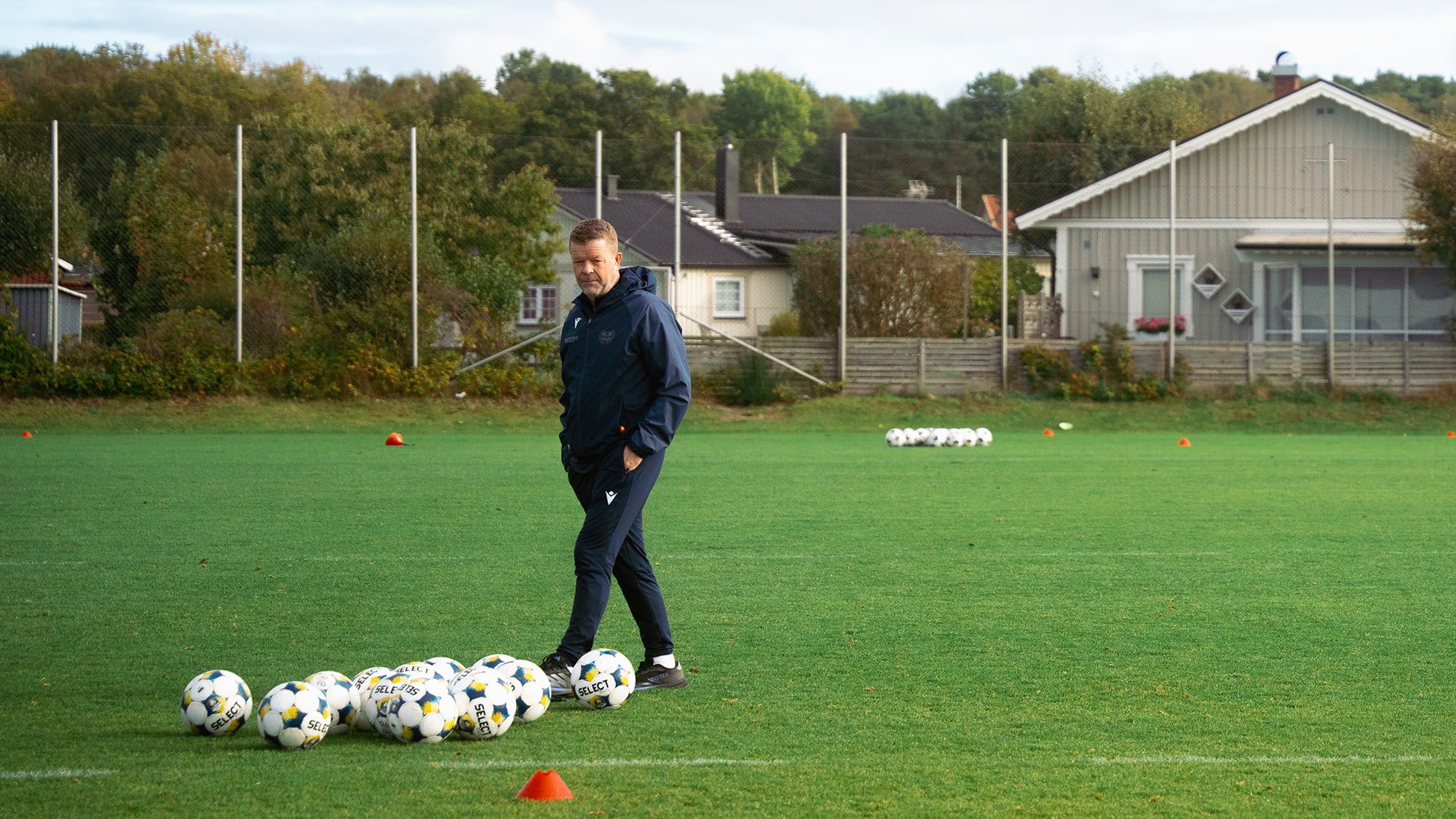 Anders Torstensson på fotbollsplan. Foto: Christoffer Brandt