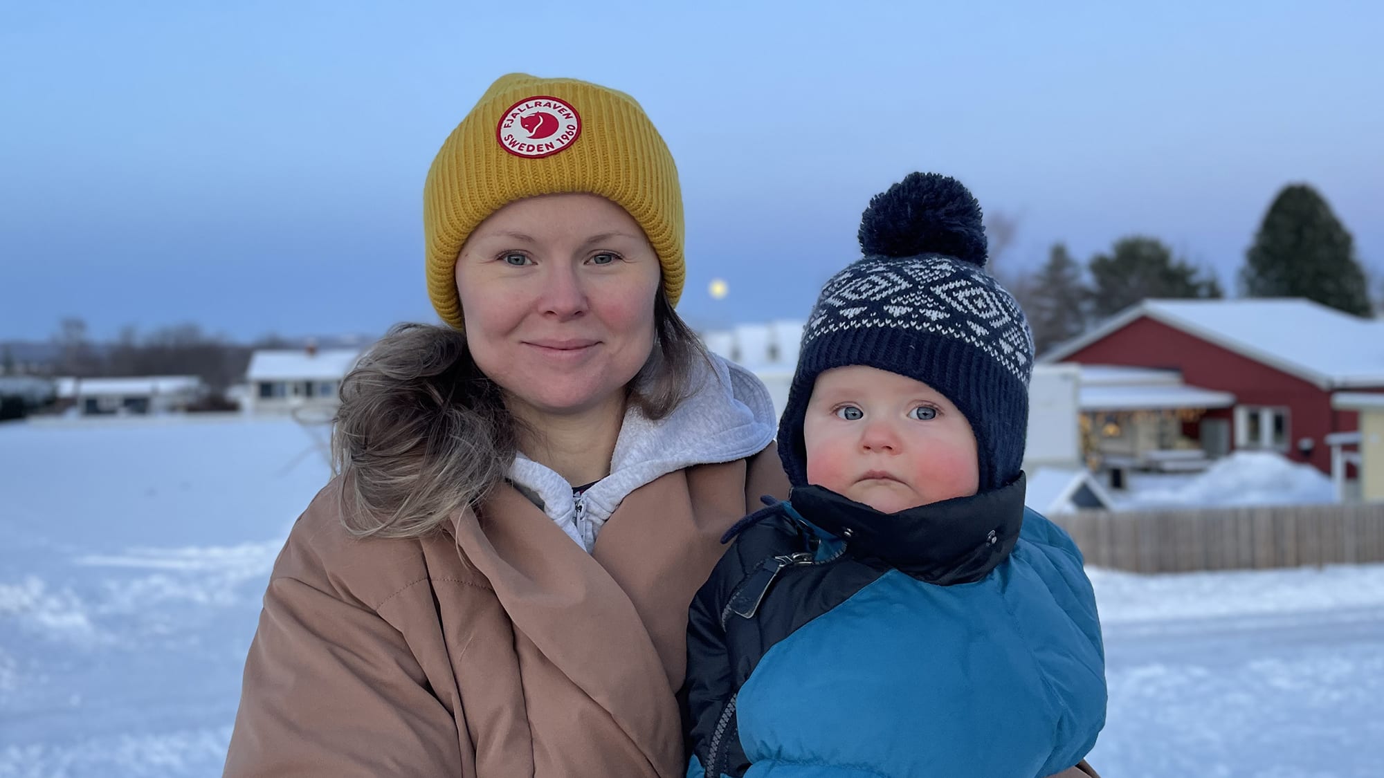 Vanja Rehns syster Sandra med sin yngsta dotter. Foto: Privat