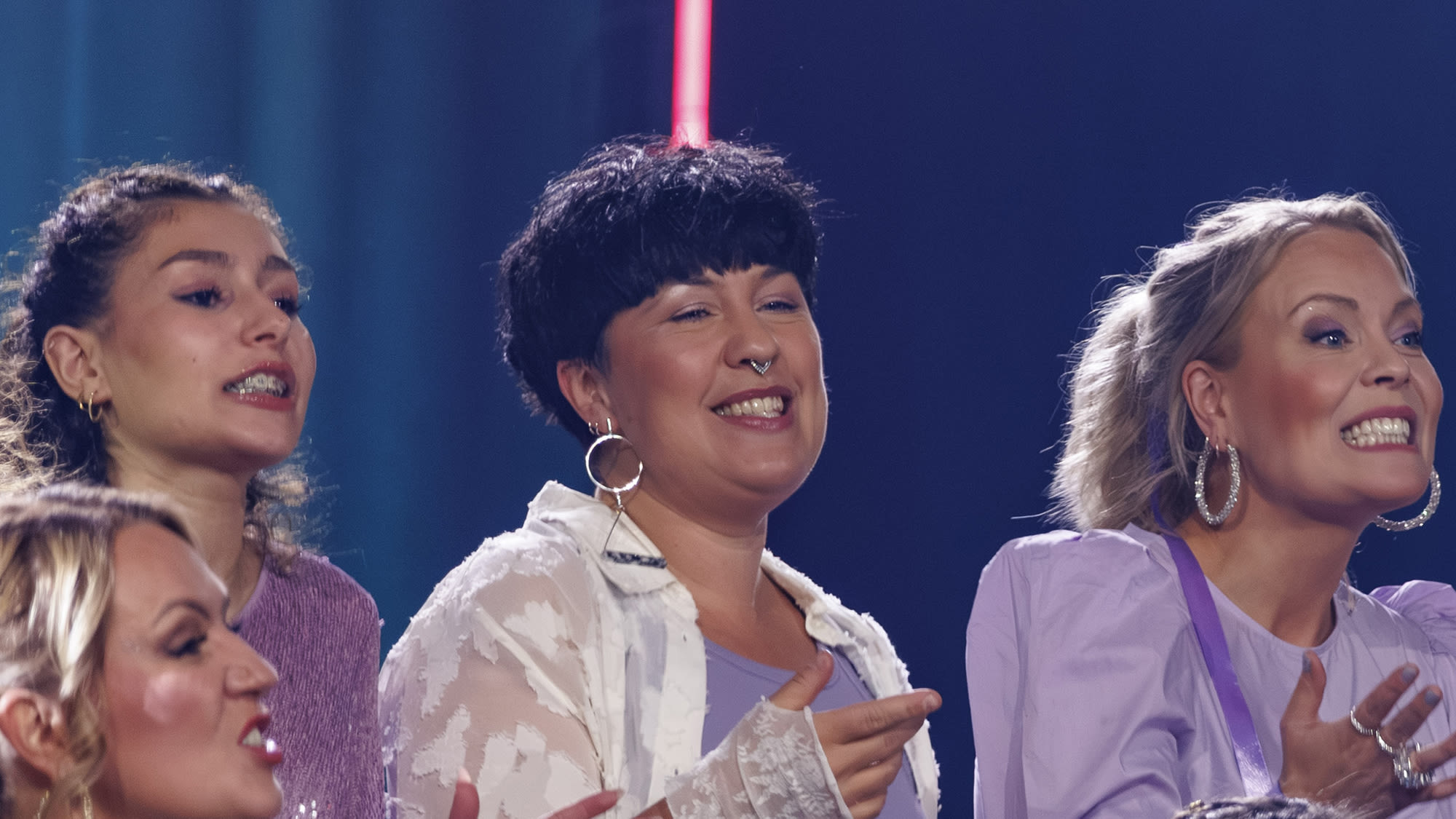 Vanja Rehn i Körslaget på TV4. Foto: Annika Berglund.