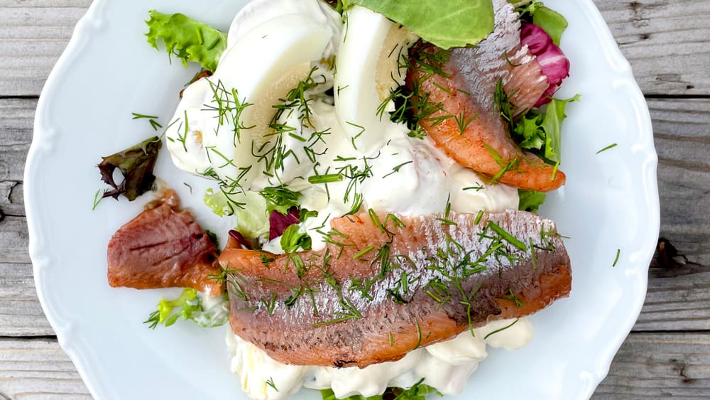 fisk på en tallrik