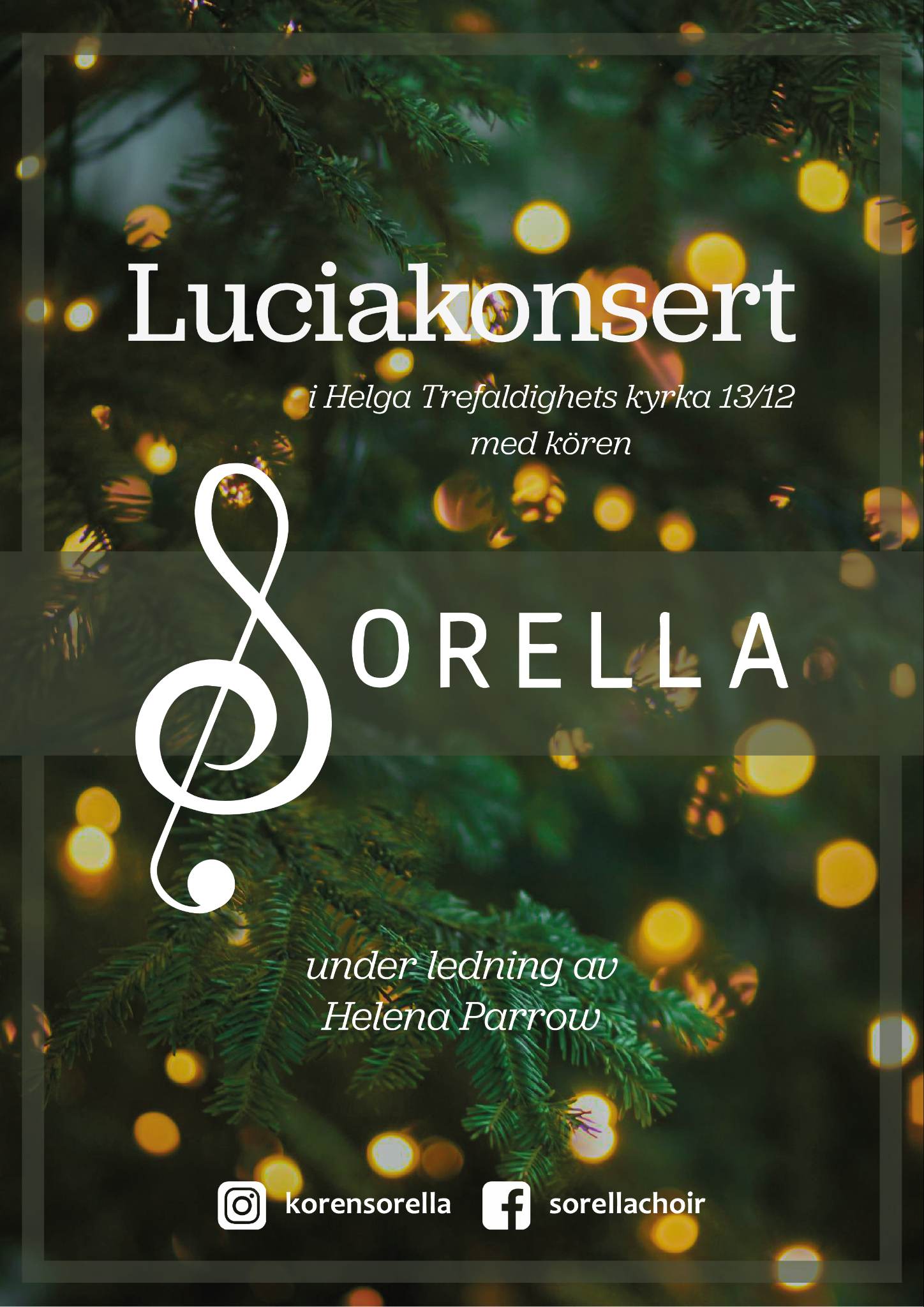 Sorellas luciakonsert cancerfonden