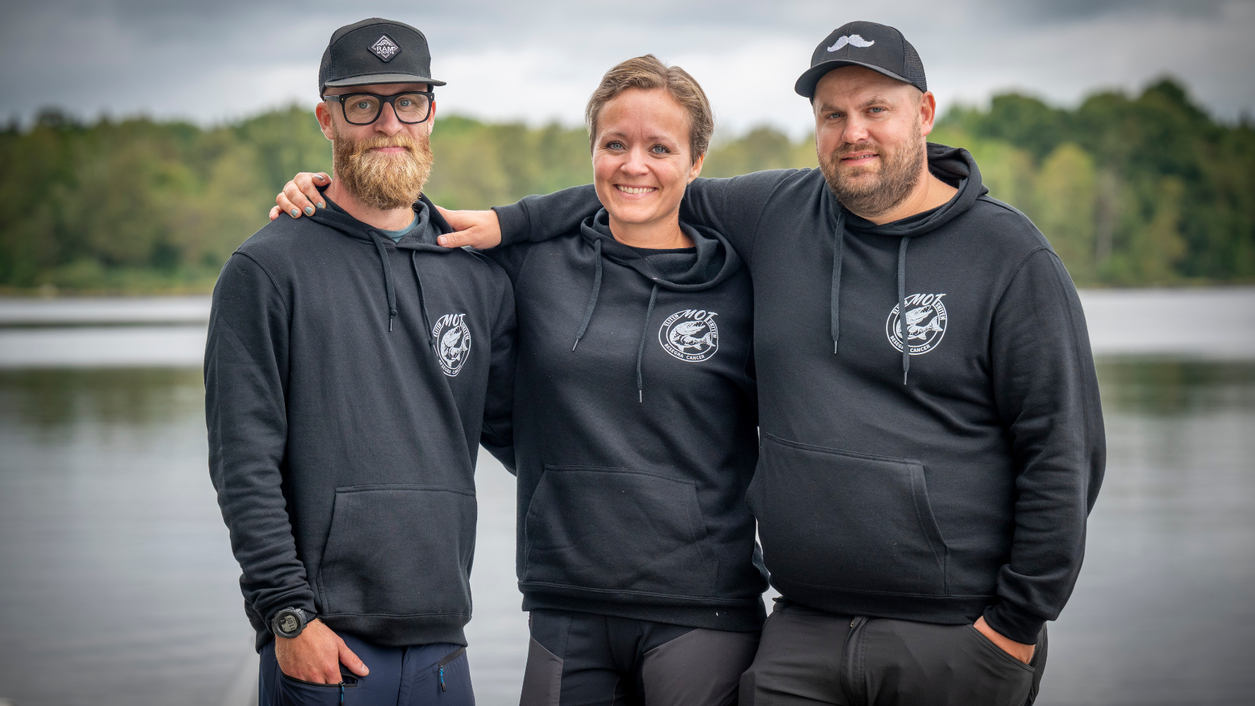 bild på insamlingens grundare: Kalle, Lisa och Per.