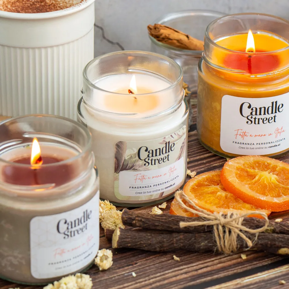 Candele profumate fatte in casa (no cera) - Scented candles home