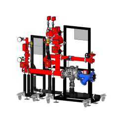 Prefabrikerte sprinklersentraler