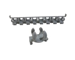 Armeringsklips for 3 mm nett, 16/20mm rør, (400/pk), U