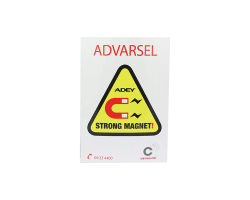 MC A4 Sterk magnet klistremerke - STRONG MAGNET