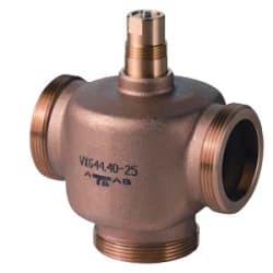 Siemens 3-veis shuntventil, VXG44, DN32, kvs 16