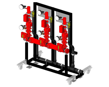 Prefab sprinklersentral RESS10656565H