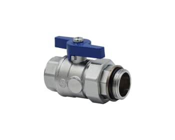 Kuleventil Compact m/union for fordeler 1", rett, B