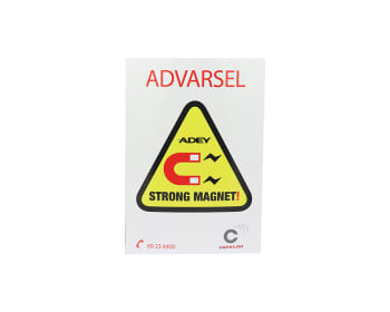 MC A4 Sterk magnet klistremerke - STRONG MAGNET