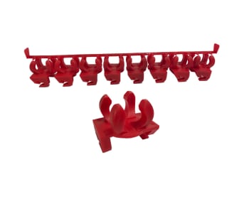 Armeringsklips for 5 mm nett, 16/20mm rør, (400/pk)