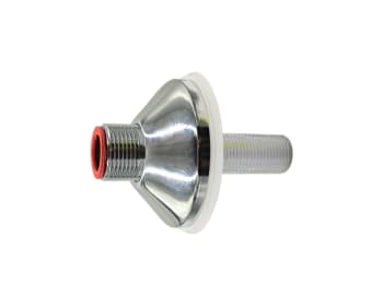 TV Rettnippel 1/2" - 3/4", m/høy rosett