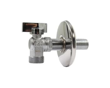TV Vaskemaskinkran 1/2" - 3/4", m/lav rosett