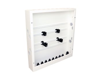 Fordelerskap Tappevann 8+8, 550x580x95 inkl. gjennomføri