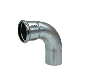 Hi-Press, Galv 108mm Bend 90° , 1 muffe