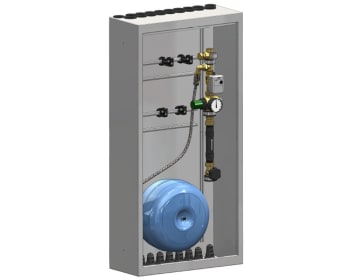 Inntaksskap med ekspansjon, 550x1130x235 m/dør