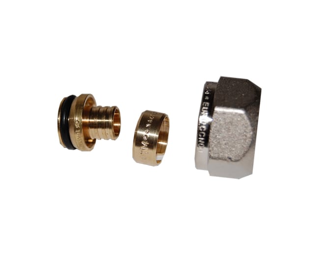 Fordelerkobl. 20x2 - 3/4" EK, pex/pe-rt