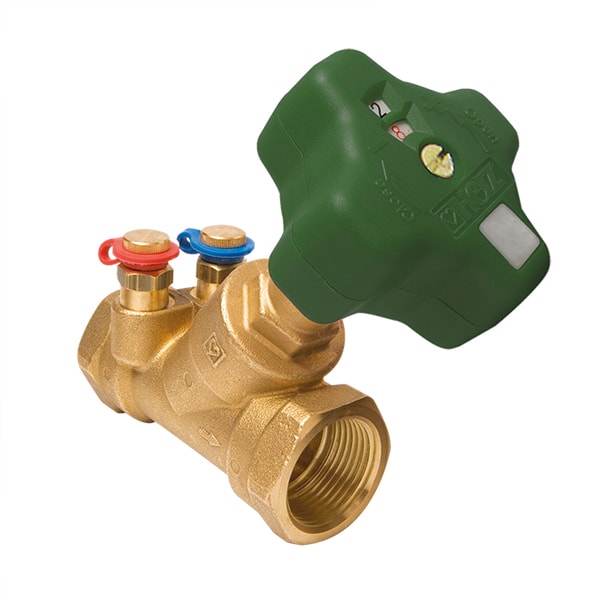 Innreg.ventil tappevann, 4017 MW DN15 med. flow, 1/2" inv