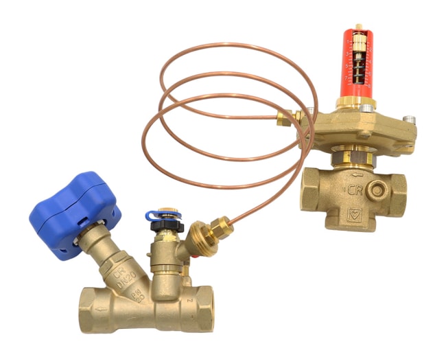 Diff.trykkreg.pakke 4017+4202 25-60 kPa, DN15 inv