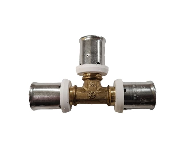 Multipress T-rør 50x4 - 40x3,5 - 40x3,5