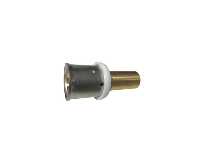 Multipress Overgangsmuffe 20x2 - 18 mm fe/cu
