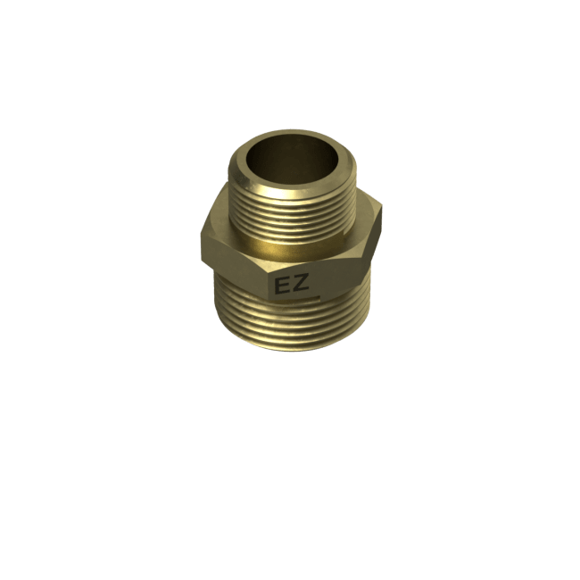 TV Mess Overg. ansatsnippel 1/2" utv - 3/8" utv