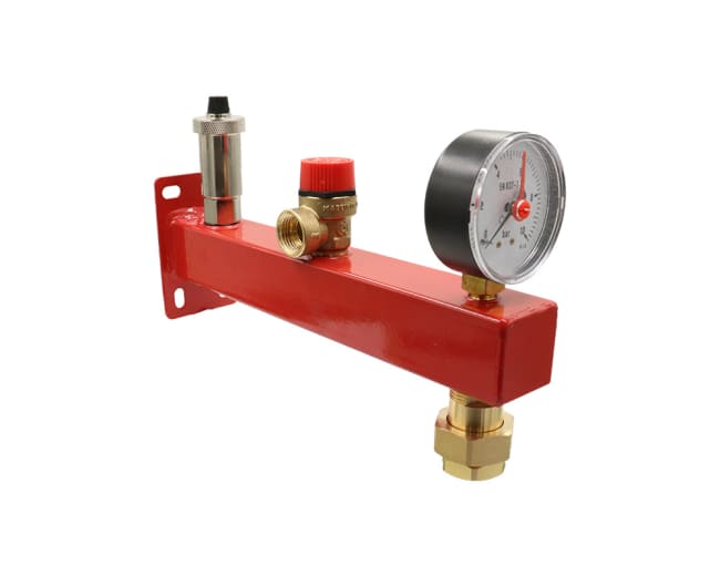 Brakett med sikkerhetskomb. komplett