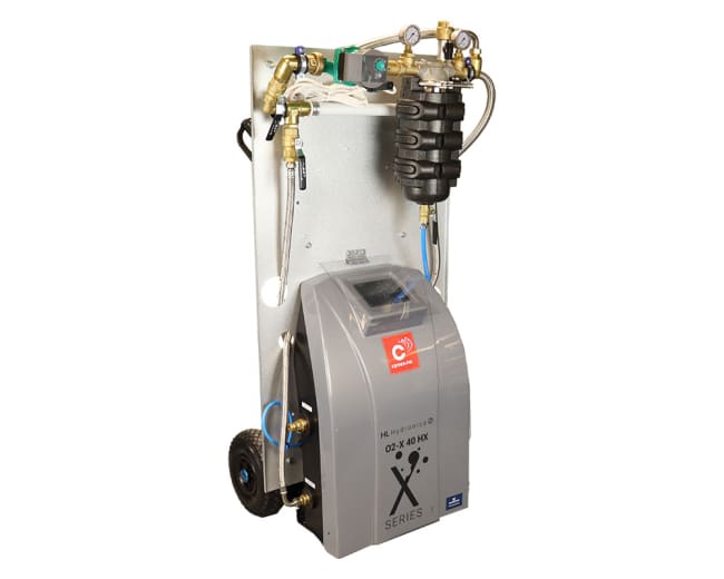 Vakuumavgassertralle O2-X 40, autofyll, kombifilter og sirk