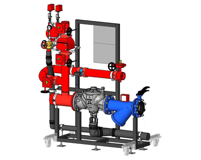 Prefab sprinklersentral ADSS15410/100H